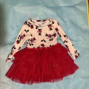 Posh Peanut Disney Minnie Mouse Red Tulle Dress